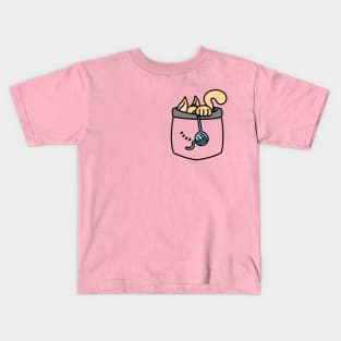 Cat in Pocket PLAYING Kids T-Shirt